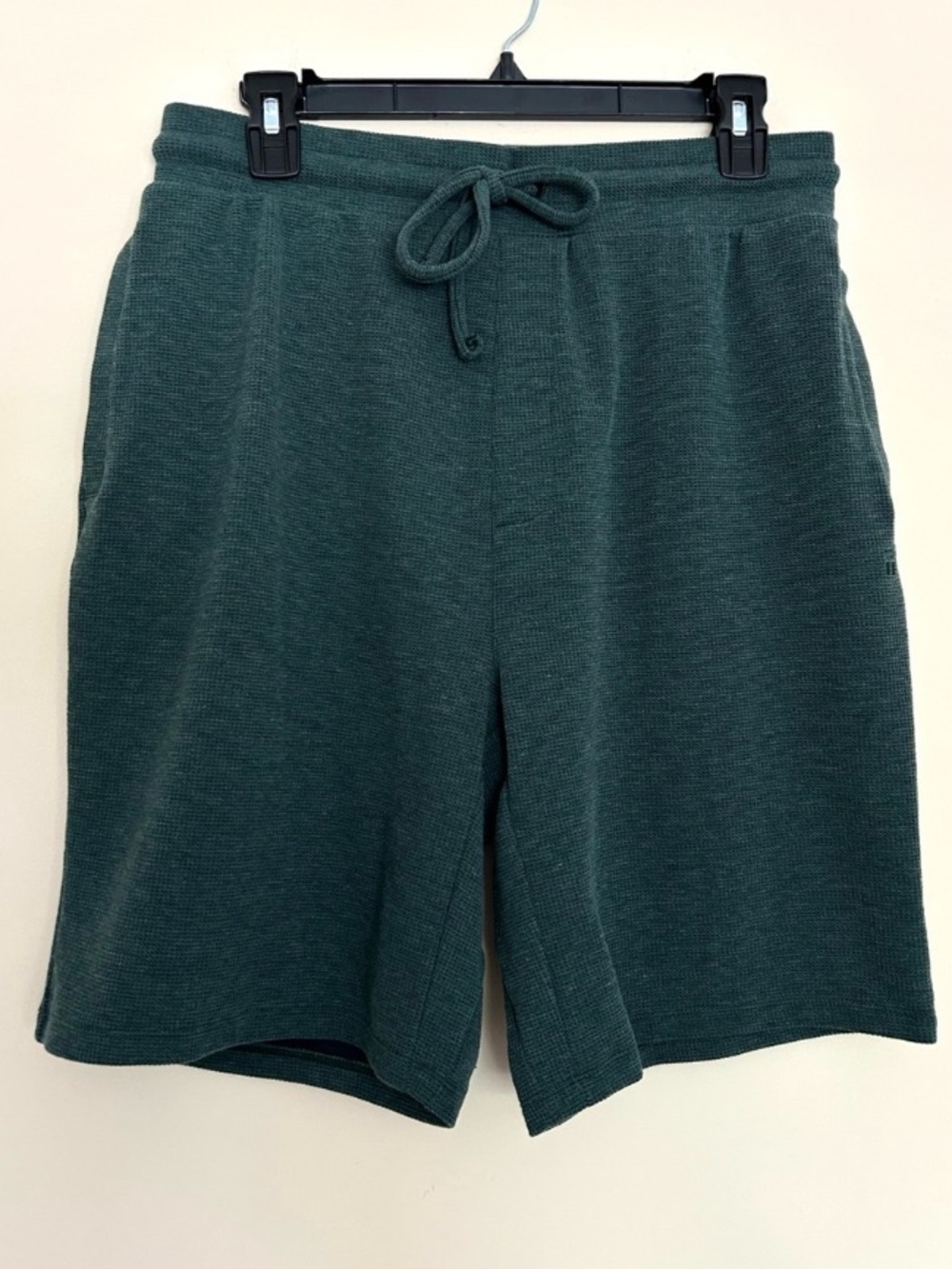 Tommy John Forest Green Knit Drawstring Athletic Shorts